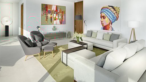 Malaiwana Penthouse Living room