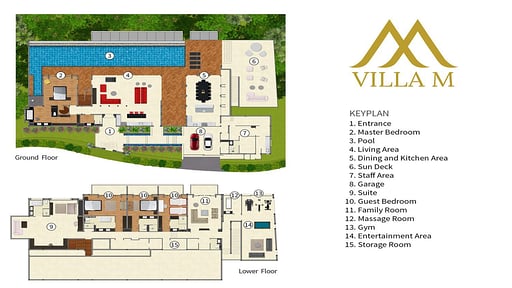 Malaiwana Villa M Floor plan