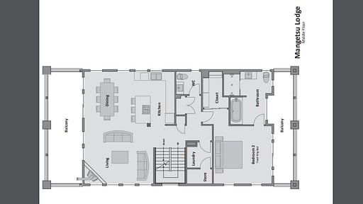 Mangetsu Lodge Floor plan