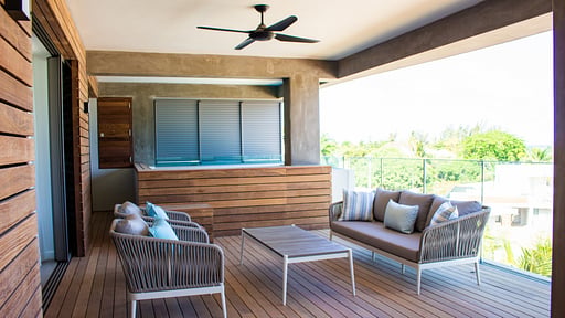 Manta Cove Premium Apartment Терраса/веранда