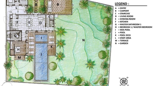 Mary's Beach Villa Схема помещений