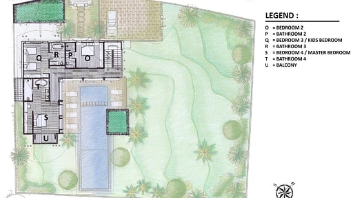 Mary's Beach Villa Схема помещений