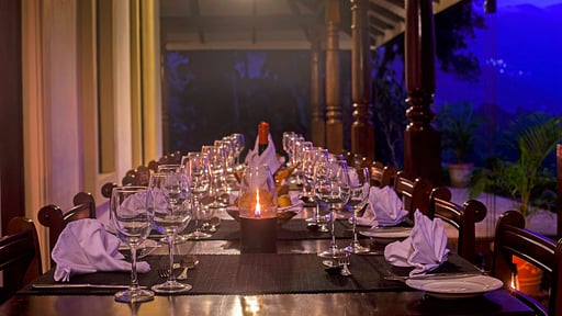 Mas Villa Dining area