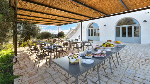 Masseria Santa Filomena Terrasse/Veranda