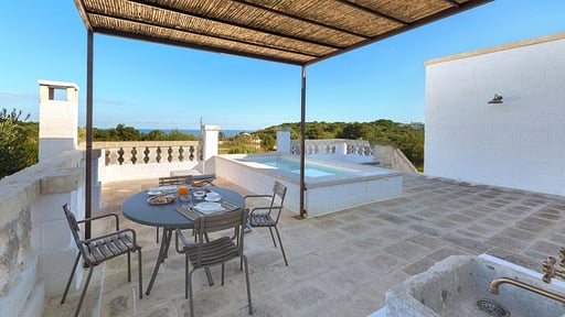 Masseria Santa Filomena Terrasse/Veranda