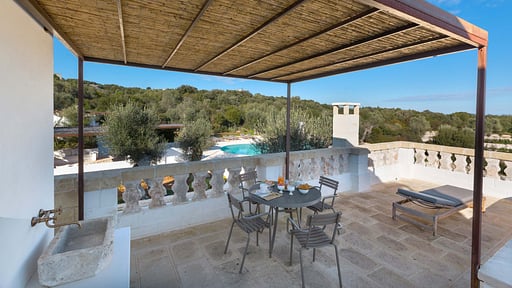Masseria Santa Filomena Terrasse/Veranda