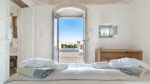 Masseria Santa Filomena Schlafzimmer 1