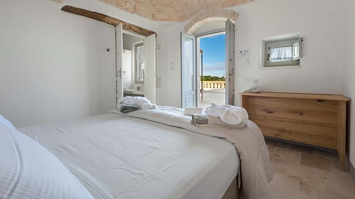 Masseria Santa Filomena Schlafzimmer 1