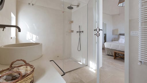 Masseria Santa Filomena Schlafzimmer 2