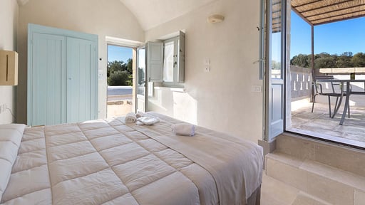Masseria Santa Filomena Schlafzimmer 7