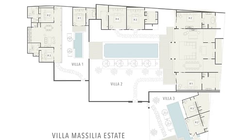 Massilia Estate Floor plan