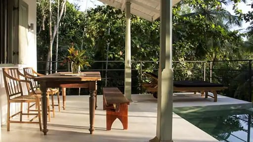 Mataramba Lodge Terras/Veranda