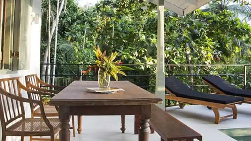 Mataramba Lodge Terras/Veranda