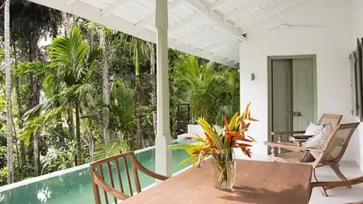 Mataramba Lodge Terras/Veranda