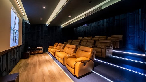 Maya Anda Villa Media room