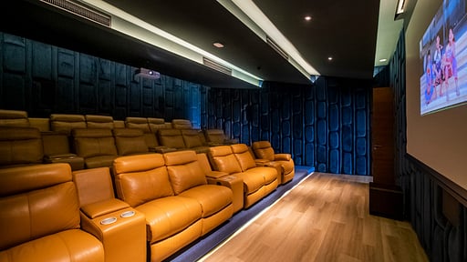 Maya Anda Villa Media room