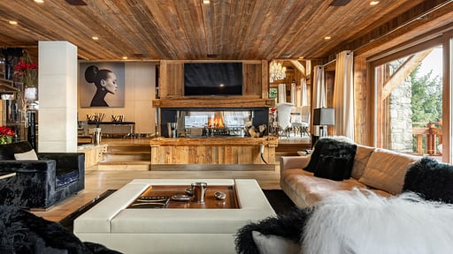Megève Chalet Salon