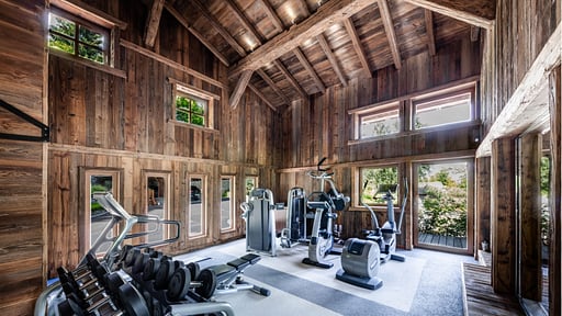 Megève Chalet Salle de gym