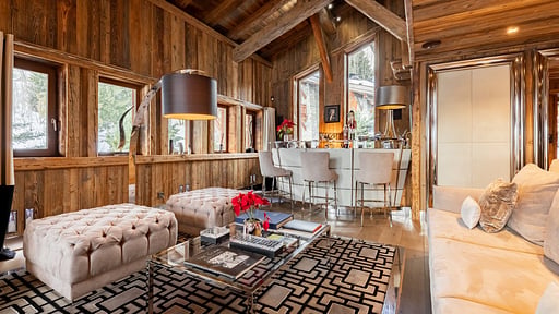Megève Chalet Salon
