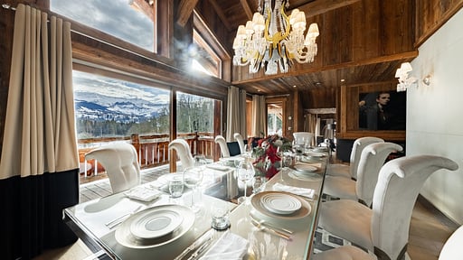 Megève Chalet Salle à manger