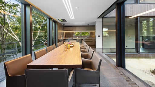 Meikeikyo Chalet Dining area