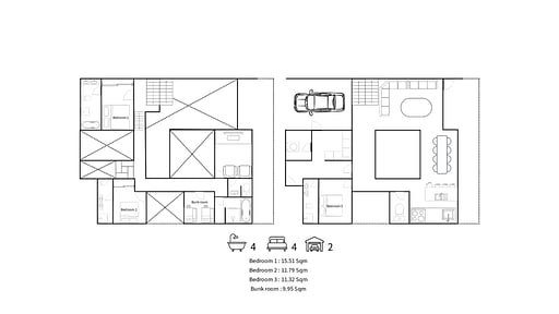 Meikeikyo Chalet Floor plan