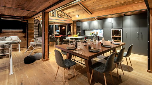 Chalet Merveilles Salle à manger