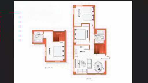 Miharashi Apartments Three Bedroom Floor plan