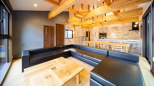 Mizuho Four Bedroom Chalet Living room