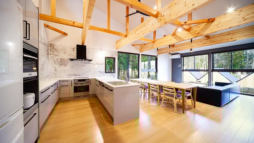 Mizuho Four Bedroom Chalet Kitchen