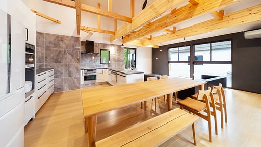 Mizuho Four Bedroom Chalet Dining area