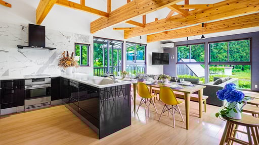 Mizuho Four Bedroom Chalet Kitchen