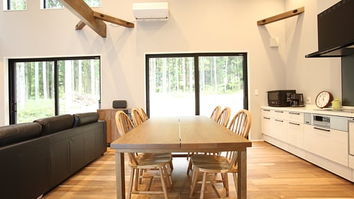 Moon Bear House Dining area