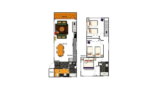 Mori Houses Waraku Sansou Floor plan