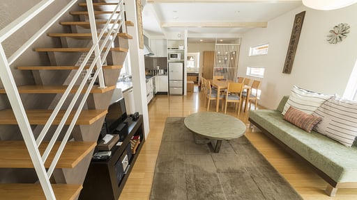 Mori Houses Waraku Sansou Living room