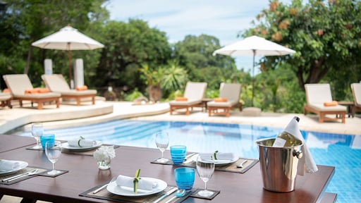 Motsamot Villa Zona de comedor