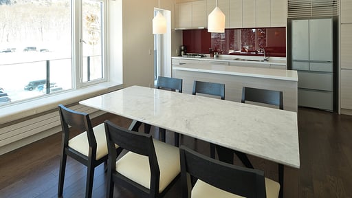 Mountain Side Hakuba Dining area