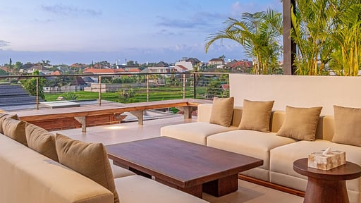Narawangsa - Villa Chandra Dachterrassen-Lounge