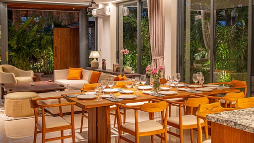 Narawangsa - Villa Kirana Dining area