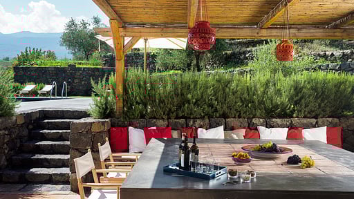 Villa Nerello Mascalese Dining area