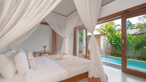 Nick Villa 2 Ubud Dormitorio 1