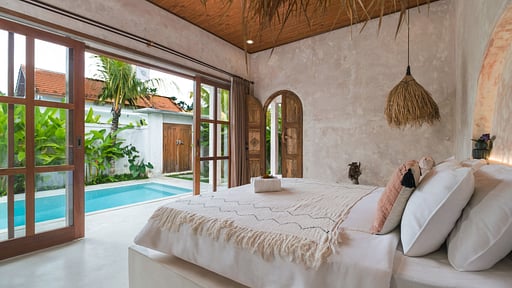 Nick Villa 5 Ubud Chambre 