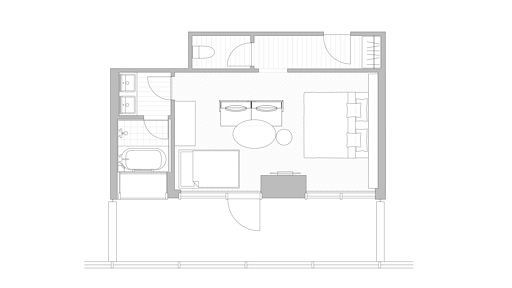 Nikko Style Premium Deluxe King View Floor plan