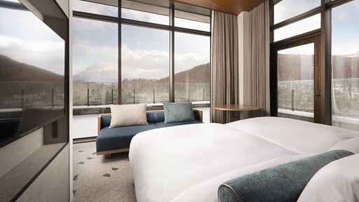 Nikko Style Premium Panorama Yotei View Bedroom 
