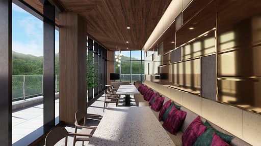 Nikko Style Studio Corner Suite Rooftop lounge