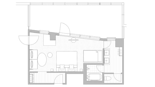 Nikko Style Studio Suite Floor plan