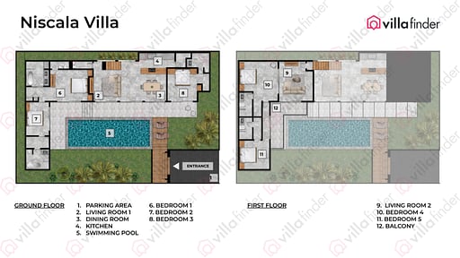 Niscala Villa Floor plan