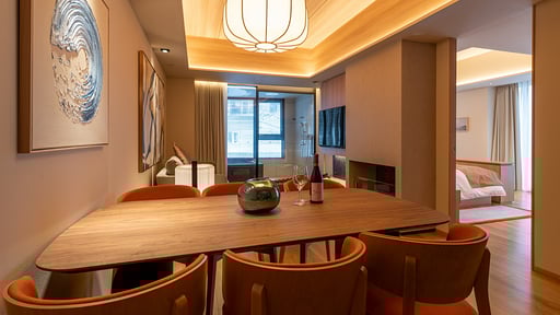 Niseko Kyo One Bedroom Residence Dining area