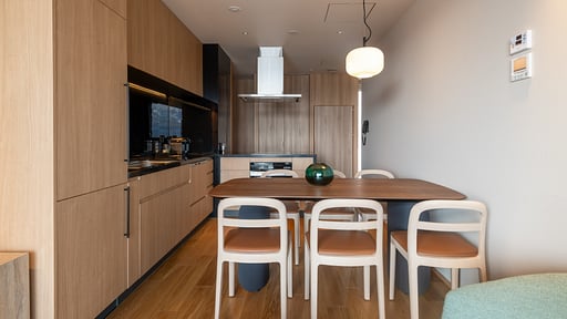 Niseko Kyo Six Bedroom Penthouse Residence Dining area