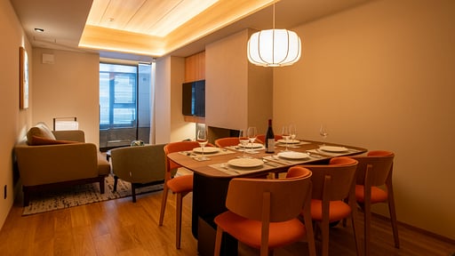 Niseko Kyo Two Bedroom Residence Dining area